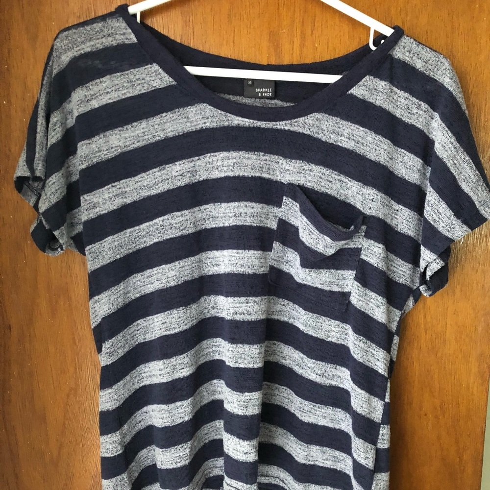 Urban Outfitters Vintage Short Sleeve Striped Top - Picture 5 of 7
